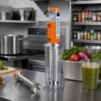 Thumbnail image #2 for Dynamic USA Mini MX054.1 Hand-Held Variable-Speed Immersion Blender, 7.5-Inch Detachable Shaft, 1-Liter Cup and Four Blades