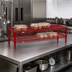 Thumbnail image #2 for Eagle Group QuadTruss 2-Tier Front Case Merchandise Wire Shelving Unit, 30W x 14D x 14H, Red Epoxy