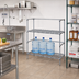 Thumbnail image #2 for Quantum Two-Tier Modular Wire Dunnage Rack for Tanks and Beverage Containers, 24 x 18 x 54 Inches, Gray Epoxy