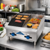 Thumbnail image #2 for Comstock-Castle 24-Inch Countertop Gas Char-Broiler/Griddle Combination