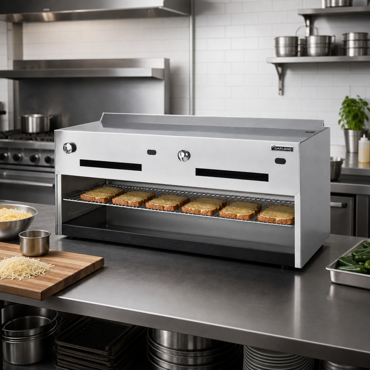 Product image #2 for Garland IRCMA-48 48-Inch Gas Infrared Cheesemelter with 2 Burners and Manual Controls