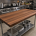 Thumbnail image #2 for John Boos Boos Block American Black Walnut Kitchen Countertop, 84 x 25 x 1-1/2 Inch, Full-Length Edge Grain