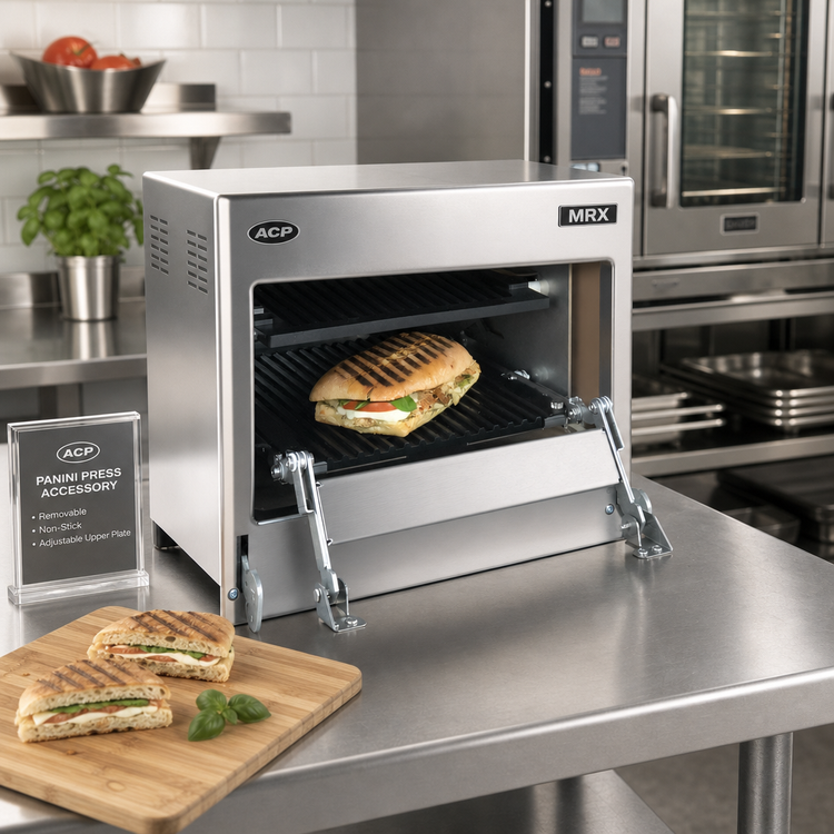 Product image #2 for ACP Panini Press Accessory for MRX Oven, Removable Non-Stick Adjustable Upper Plate