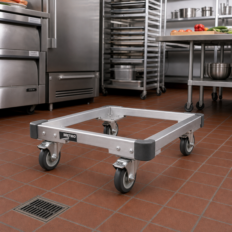 Product image #2 for Metro 24 x 21 Inch Aluminum Truck Dolly Frame with Corner Bumpers