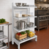 Thumbnail image #2 for Channel Manufacturing SC2454 Solid Aluminum Cantilevered Shelving Unit, 54W x 24D x 72H