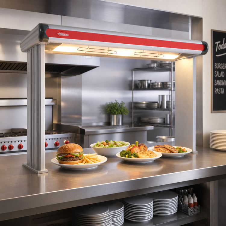 Product image #2 for Hatco Glo-Ray Designer Infrared Aluminum Strip Heater with Lights, 33.5-Inch, Single Rod