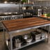 Thumbnail image #2 for John Boos Boos Block American Black Walnut Blended Rails Edge Grain Kitchen Countertop, 72 x 30 x 1-1/2 Inch, Penetrating Oil Finish