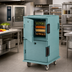 Thumbnail image #3 for Cambro Ultra Camcart Double-Compartment Front-Loading Insulated Food Pan Cart, 120 Qt., Slate Blue