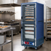 Thumbnail image #2 for Metro C5 3 Series Full-Height Low Watt Heated Holding Cabinet with Dutch Clear Doors, Blue Insulation Armour, and Universal Wire Slides