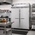 Thumbnail image #2 for Continental Refrigerator 2FESN Extra-Wide Two-Section Shallow Depth Reach-In Freezer