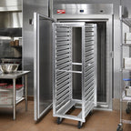 Thumbnail image #2 for Metro RF78N Pass-Thru Roll-In Refrigerator Pan Rack, Adjustable Slides, Aluminum, 24-Pan, 350-lb Capacity