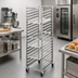 Thumbnail image #2 for Channel 403S All-Welded Stainless Steel End Load Bun Pan Rack, 12-Pan Capacity