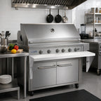 Thumbnail image #2 for Koolmore KM-CG-FS30 30-Inch Stainless Steel Front Shelf for Commercial Outdoor Grill, 12 lb Capacity