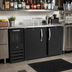 Thumbnail image #2 for Beverage-Air BB58HC-F-B 58-Inch Food-Rated Solid Door Back Bar Refrigerator