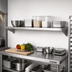 Thumbnail image #2 for Eagle Group 60 Inch x 10 Inch Wall-Mounted Shelf, 16 Gauge 430 Stainless Steel