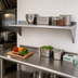 Thumbnail image #2 for Sapphire Manufacturing 60-Inch x 18-Inch Wall-Mounted Stainless Steel Shelf