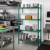 Thumbnail image #3 for Eagle Group Valu-Gard Green Epoxy Double-Mat Wire Shelving Starter Unit, 4-Tier, 36 x 24 x 63 Inches
