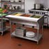 Thumbnail image #2 for Advance Tabco Triumph Supreme LP Gas 3-Well Hot Food Table with Undershelf and Cutting Board, 47-1/8 Inch Wide