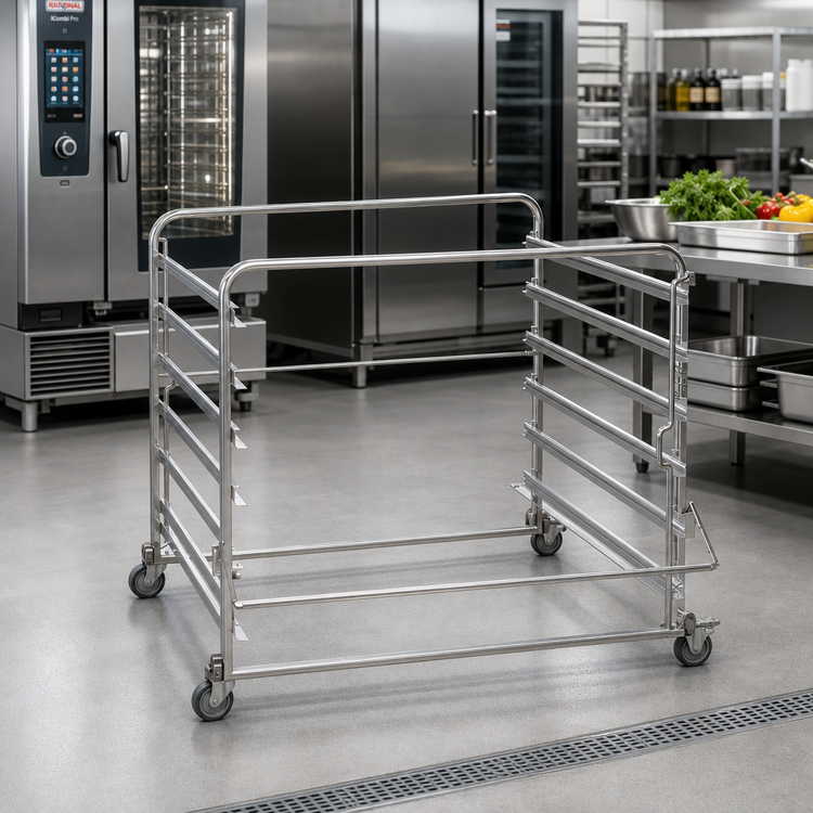 Product image #2 for RATIONAL 6-Pan Mobile Oven Rack for SCC 62/CMP 62 Series