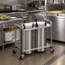 Thumbnail image #2 for Atlas Metal 2-Stack Mobile Open Plate Dispenser for 5-Inch Round Plates, Unheated
