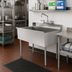 Thumbnail image #2 for Advance Tabco Square Corner Single-Compartment Scullery Budget Sink, 36 x 24 x 13 Inches, 16 Gauge 430 Stainless Steel