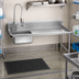 Thumbnail image #2 for Advance Tabco Right-Hand Straight Soil Dishtable with Pre-Rinse Sink, 59-Inch, 16 Gauge 304 Stainless Steel
