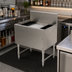 Thumbnail image #2 for Advance Tabco Prestige Supreme 36-Inch Stainless Steel Bar Ice Bin with 7-Inch Backsplash, Without Cold Plate