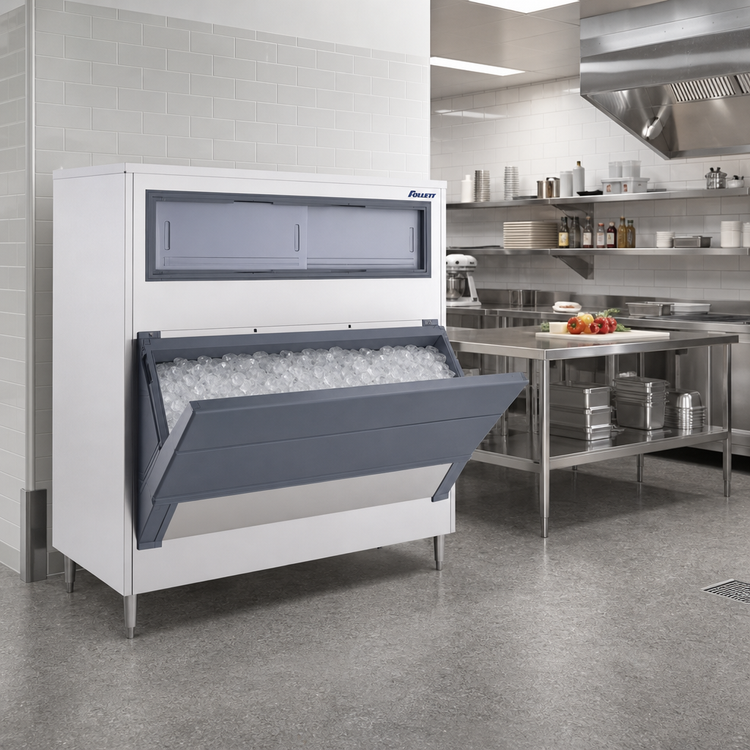 Product image #2 for Follett SmartGATE SG1080S-60 Upright Single Door Ice Storage Bin, 1080 lb. Capacity