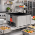 Thumbnail image #2 for Vollrath Cayenne Heat 'N Serve 4/3 Rectangular Countertop Wet Rethermalizer, Without Drain