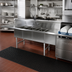 Thumbnail image #2 for John Boos Straight Triple-Compartment Pot Sink Table with Dual Drainboards and Right-Side Dish Machine Attachment