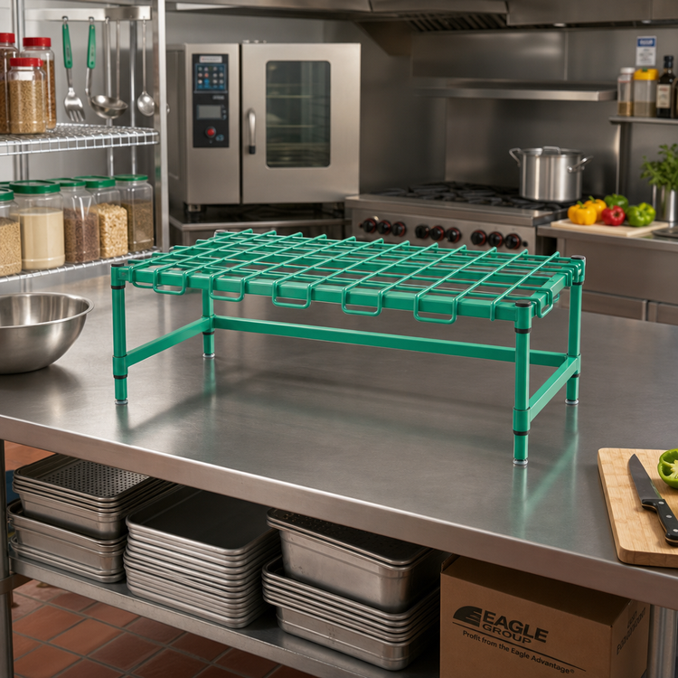 Product image #2 for EagleGard Wire Dunnage Rack with Removable Wire Assembly, 36 x 18 x 14 Inches, 1600 lb. Capacity