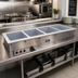 Thumbnail image #2 for Vollrath Short-Side Modular 4-Pan Drop-In Hot Well with Manifold Drain and Infinite Controls, 208-240V