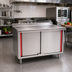 Thumbnail image #2 for Spec-Master Marine Series 72-Inch x 30-Inch Stainless Steel Enclosed Work Table with Sliding Doors