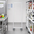 Thumbnail image #3 for Cambro Camshelving® CPMPKHD1867480 Premium Series High-Density Mobile Post Kit, 18"W x 67-1/4"H, Speckled Gray