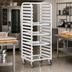 Thumbnail image #2 for Channel Manufacturing All-Welded Aluminum Side-Load Full-Size Bun Pan Rack, 18-Pan Capacity, Standard Heavy-Duty Series, 28.5 x 18 x 64 Inches