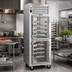 Thumbnail image #2 for Traulsen Spec-Line 1-Section Pass-Thru Heated Holding Cabinet with Half-Height Glass Doors