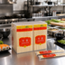Thumbnail image #2 for Bamboo Chopsticks, 10-1/2 Inch, Red Imprint, Display Pack, 1,000 Pairs per Case