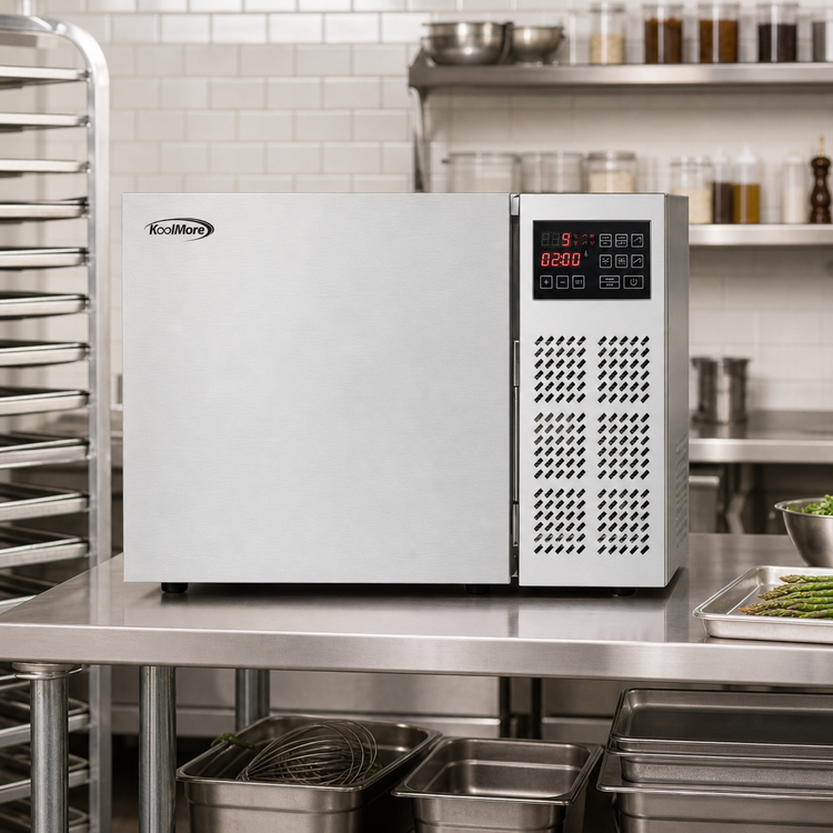 Product image #3 for KoolMore 3-Pan Countertop Self-Contained Blast Chiller/Freezer, 15 lb Chill / 8.8 lb Freeze
