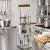 Thumbnail image #2 for Louis Tellier Manual Stainless Steel Butter Churn