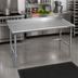Thumbnail image #2 for Eagle Group Spec-Master Stainless Steel Work Table with Rear Upturn, 60 x 30 Inches