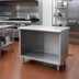 Thumbnail image #2 for Eagle Spec-Master Open Front Cabinet Base Work Table, 48 x 24 Inch, 14-Gauge 304 Stainless Steel Top