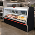 Thumbnail image #2 for Howard-McCray 100.5-Inch Remote Full-Service Deli Meat & Cheese Service Case with Straight Glass, Black Exterior, White Interior, LED Lighting