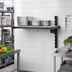 Thumbnail image #2 for Cambro Camshelving Elevation Wall-Mounted Add-On Shelf Kit, 18 x 36 Inches, Vented, Brushed Graphite