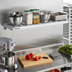 Thumbnail image #3 for New Age Adjust-A-Shelf T-Bar Wall-Mounted Shelf, 60-Inch W x 20-Inch D, Aluminum, 1500 lb. Capacity