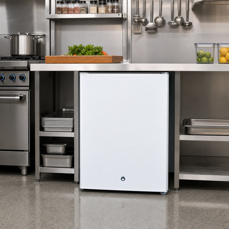 Product image #2 for Accucold FS30L7 Compact Freestanding Undercounter Freezer, 1.8 Cu. Ft., White