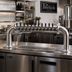 Thumbnail image #2 for Perlick 10-Faucet Countertop Pass-Thru Glycol-Cooled Brew Pipe Draft Beer Tower, Left Beer Leads, Polished Chrome