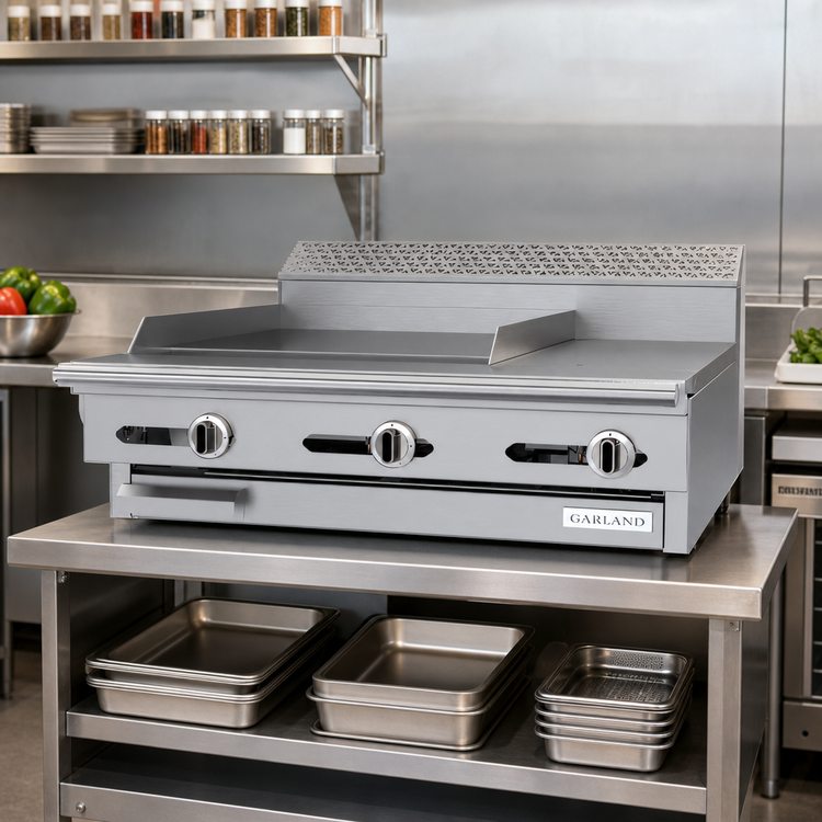 Product image #2 for Garland Cuisine Series 36-Inch Gas Modular Top Range with 24-Inch Griddle and 12-Inch Hot Top