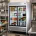 Thumbnail image #2 for True 2-Section Glass Sliding Door Reach-In Refrigerator