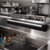Thumbnail image #2 for Krowne Royal Series 66-Inch Built-In Single Speed Rail, Stainless Steel