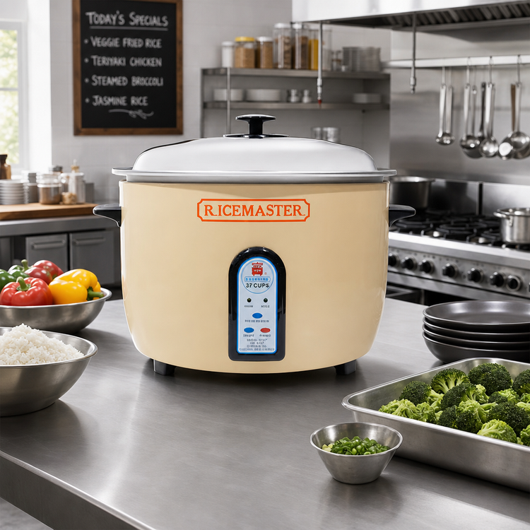 Product image #2 for RiceMaster Electronic Commercial Rice Cooker/Steamer, 37-Cup Uncooked Capacity